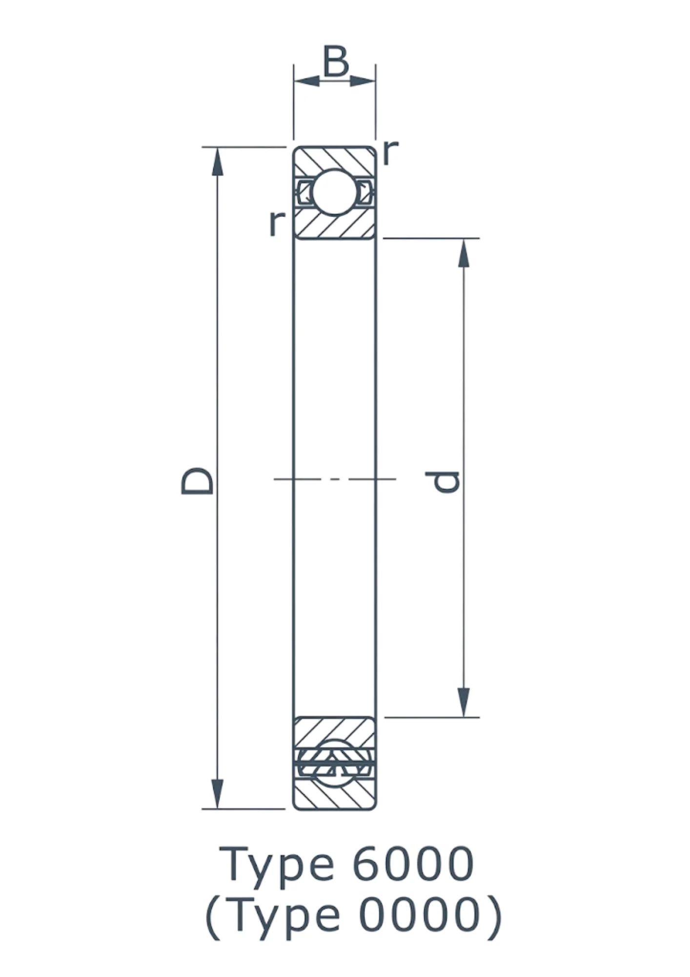 technical drawing and key dimensions