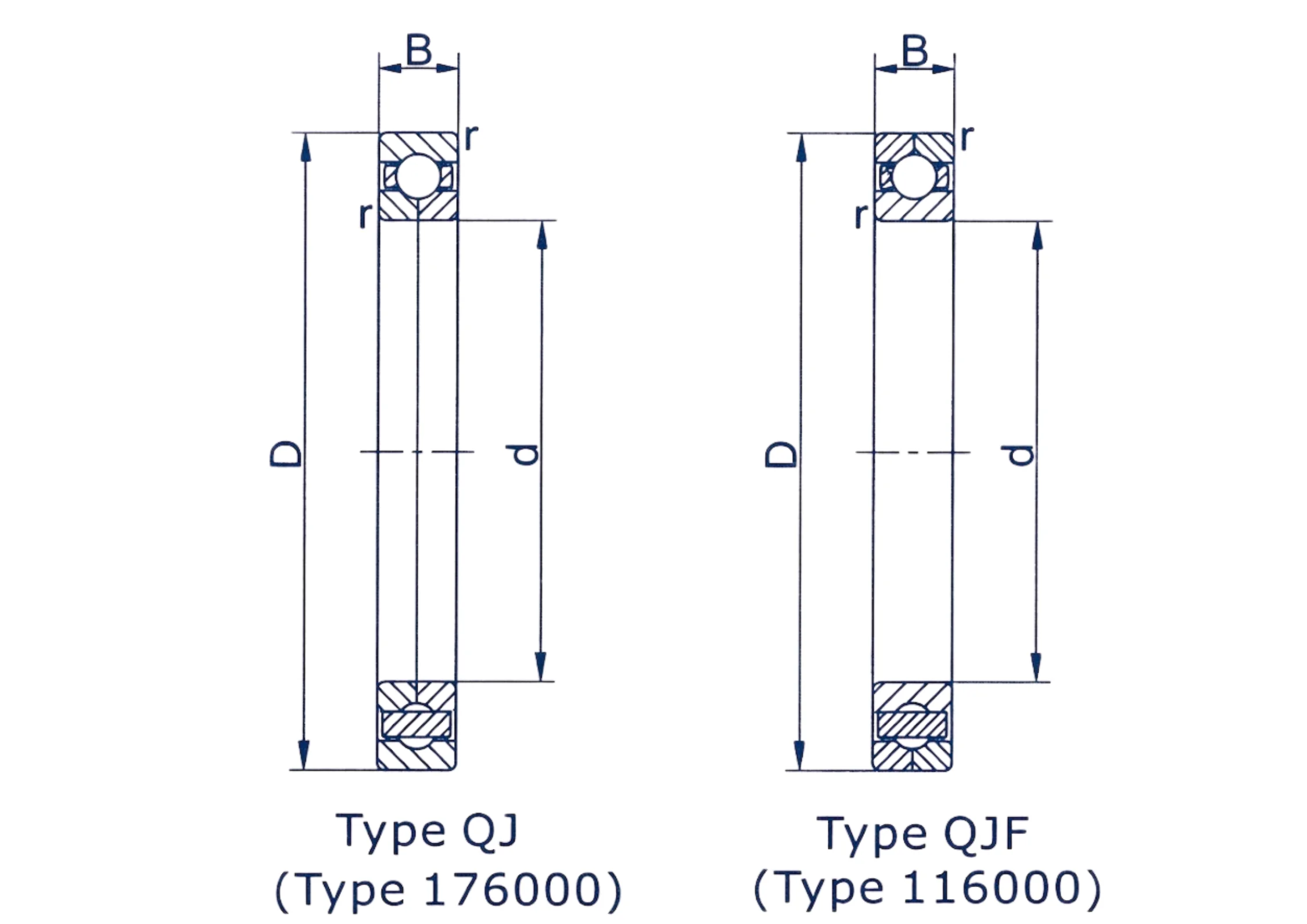 technical drawing and key dimensions