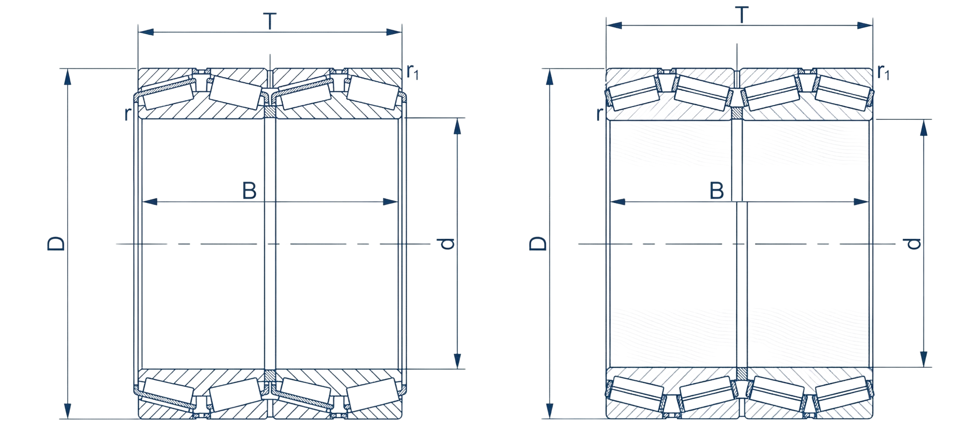 technical drawing and key dimensions