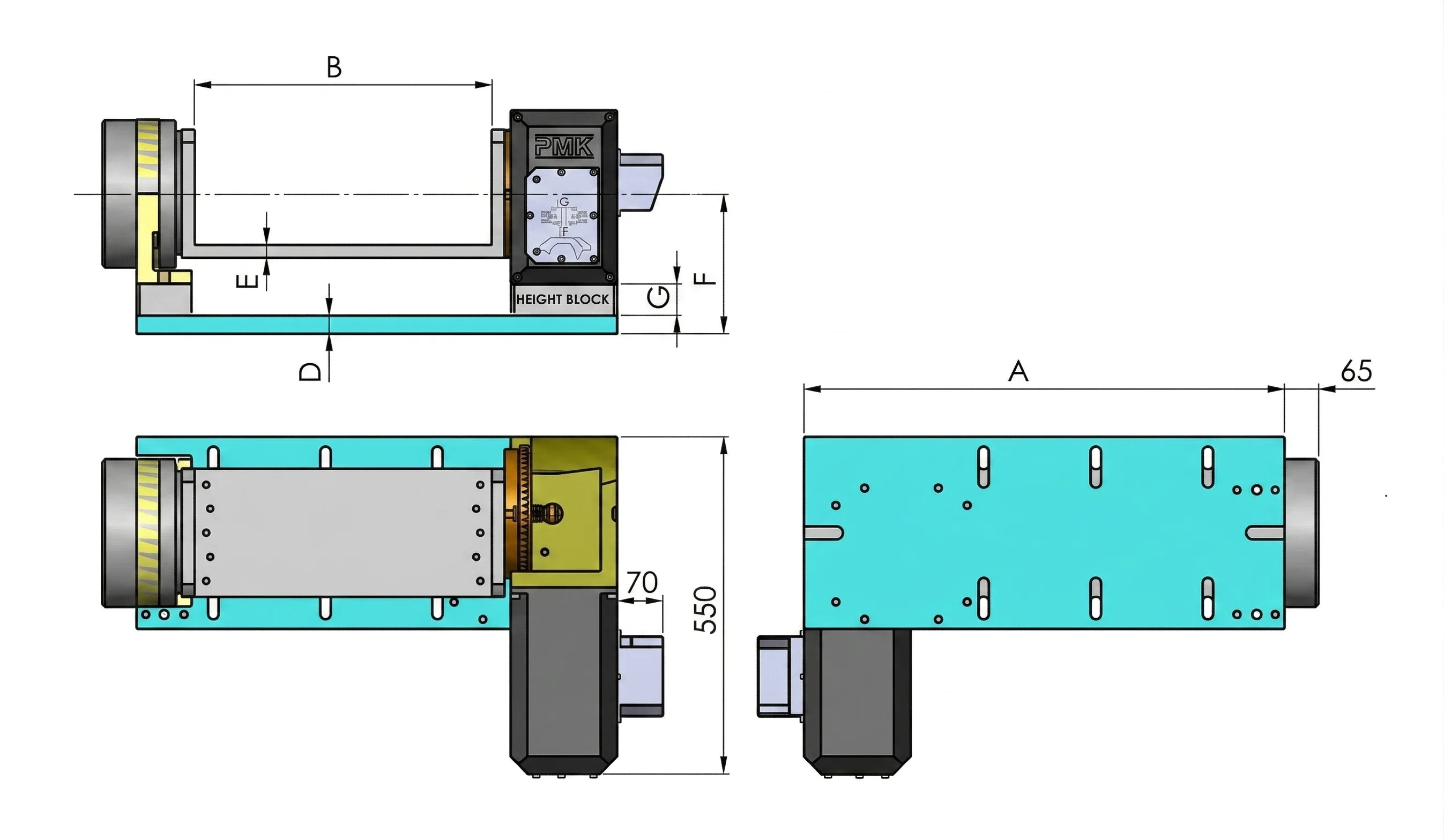 technical drawing and key dimensions mx-auto