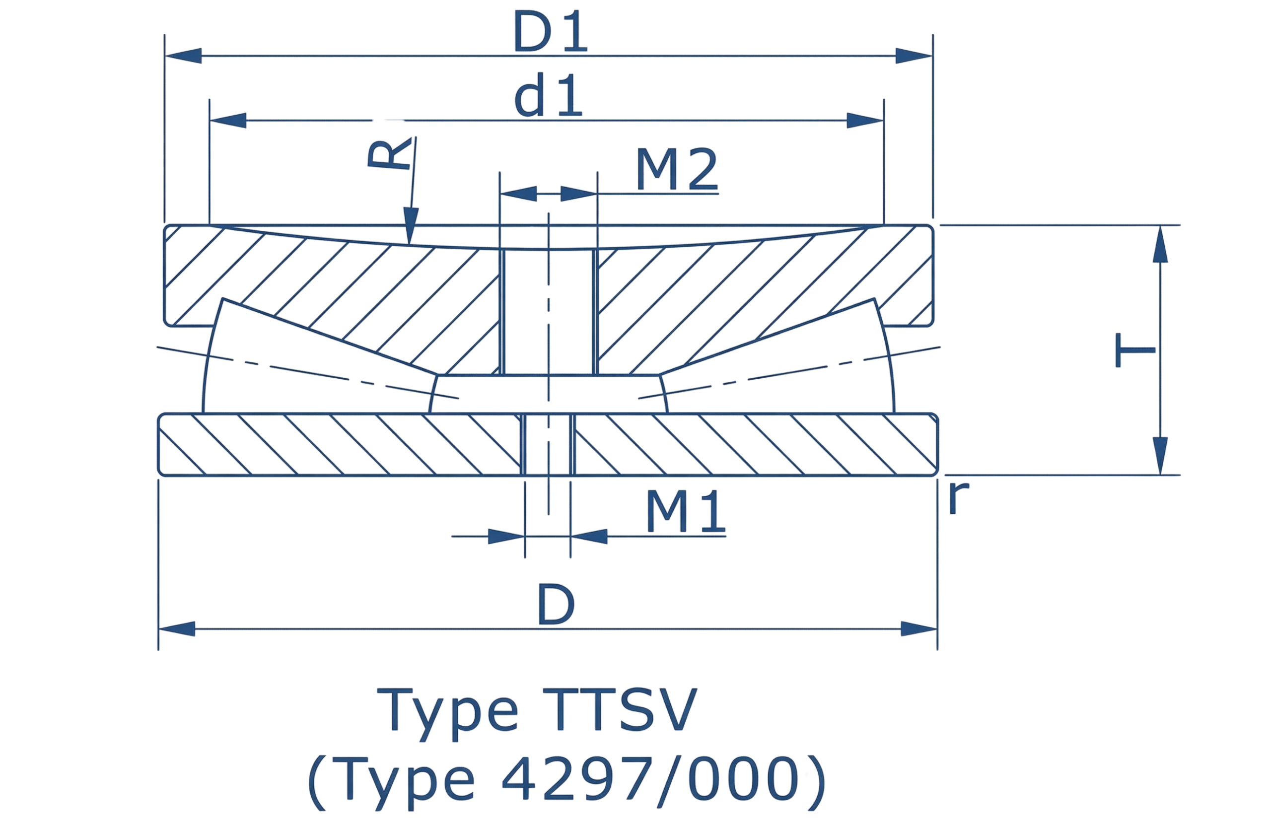 technical drawing and key dimensions