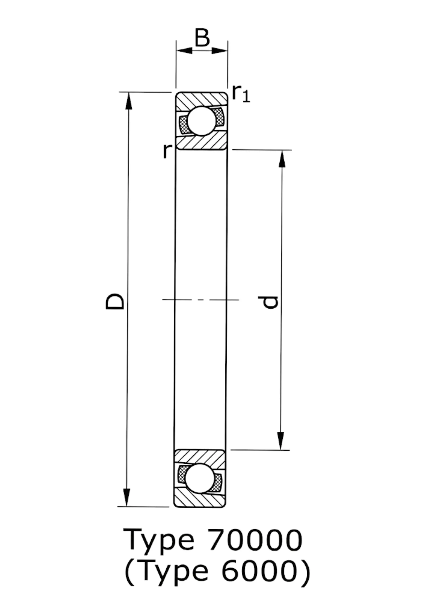 technical drawing and key dimensions